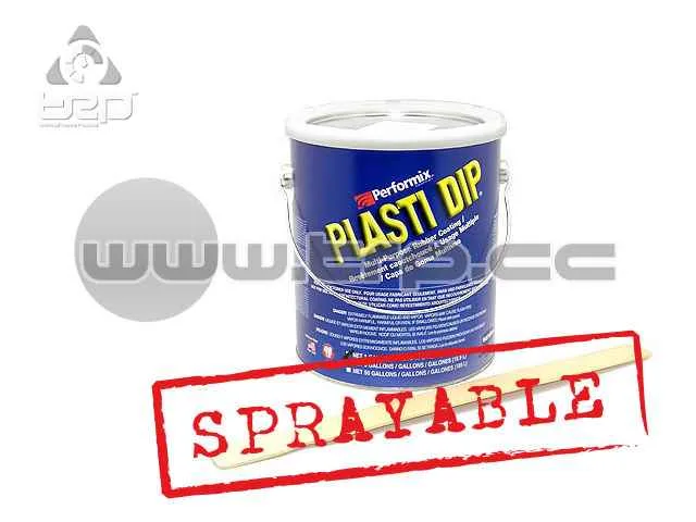 Plastidip effet brillant argent métallisé (3 kg/3,78 L) Sprayab